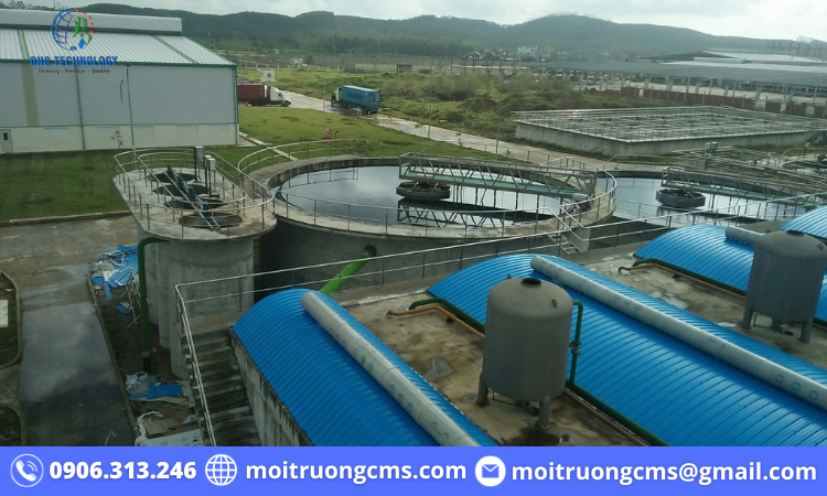 Hệ thống xử lý nước thải Công ty Zigui  ( a&b)  Quảng Ngãi