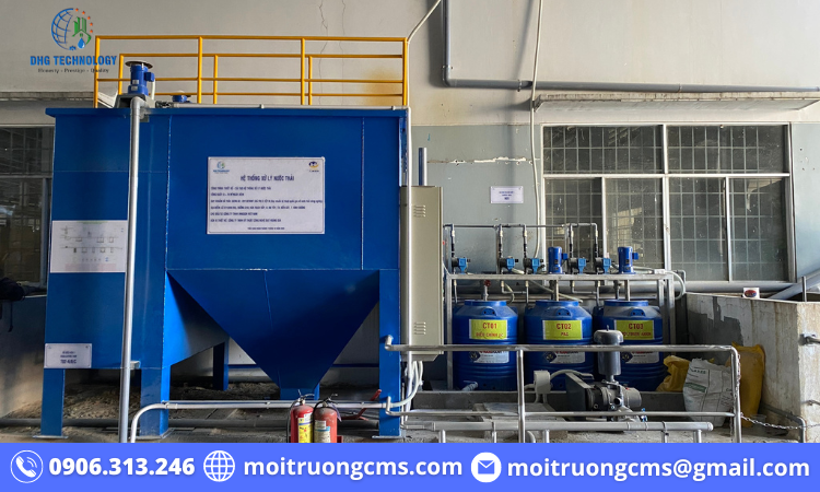Thiết kế thi công hệ thống xử lý nước thải Công ty INNOSON VIETNAM