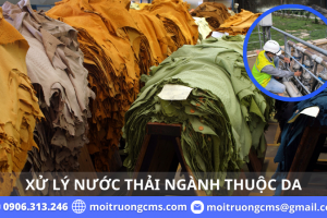 XỬ LÝ NƯỚC THẢI NGÀNH THUỘC DA
