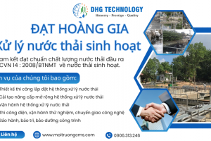 XỬ LÝ NƯỚC THẢI SINH HOẠT THEO CÔNG NGHỆ HIỆN ĐẠI HIỆN NAY