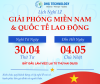 THÔNG BÁO LỊCH NGHỈ LỄ 30/04 & 01/05