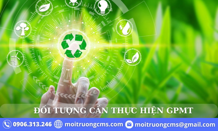 doi tuong can thuc hien giay phep moi truong