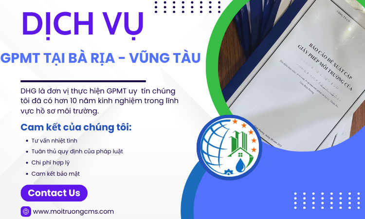 dich vu xin cap giay phep moi truong tai vung tau