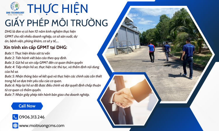 dhg thuc hien giay phep moi truong cho benh vien phong kham