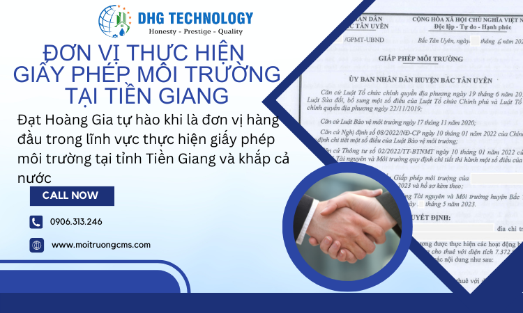 don vi thuc hien cap giay phep moi truong