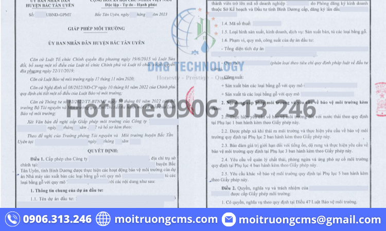 giay phep moi truong la gi 1