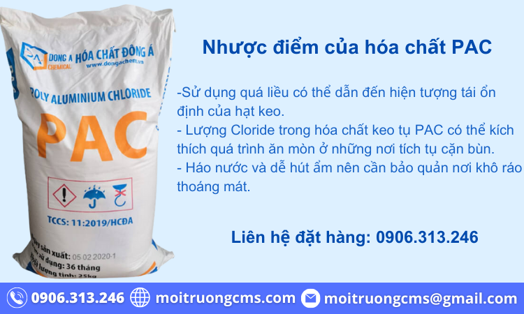 nhuoc diem cua hoa chat pac