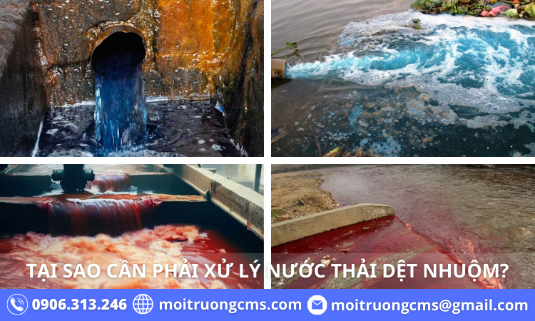 tai sao can xu ly nuoc thai det nhuom