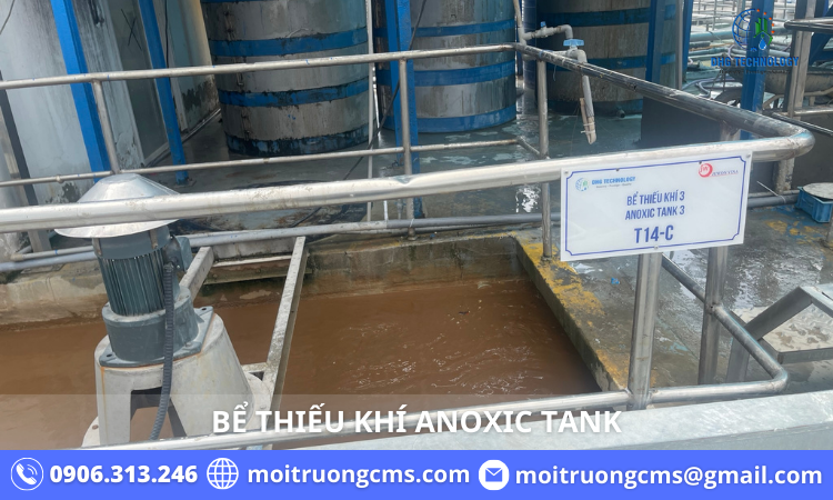 be thieu khi anoxic tank xu ly nuoc thai sinh hoat
