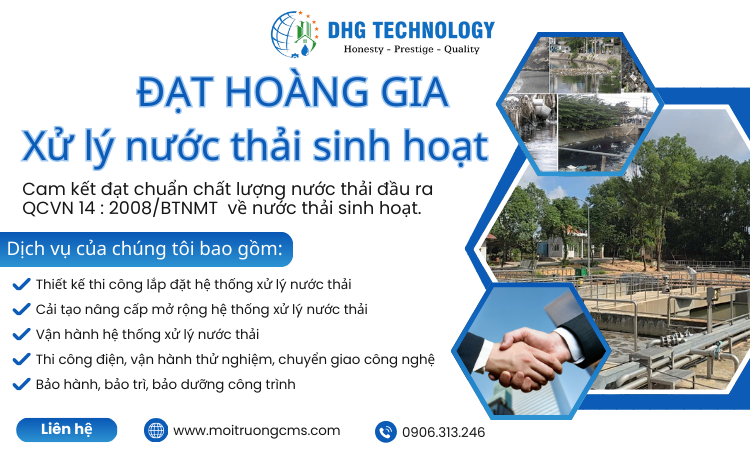 dat hoang gia xu ly nuoc thai sinh hoat