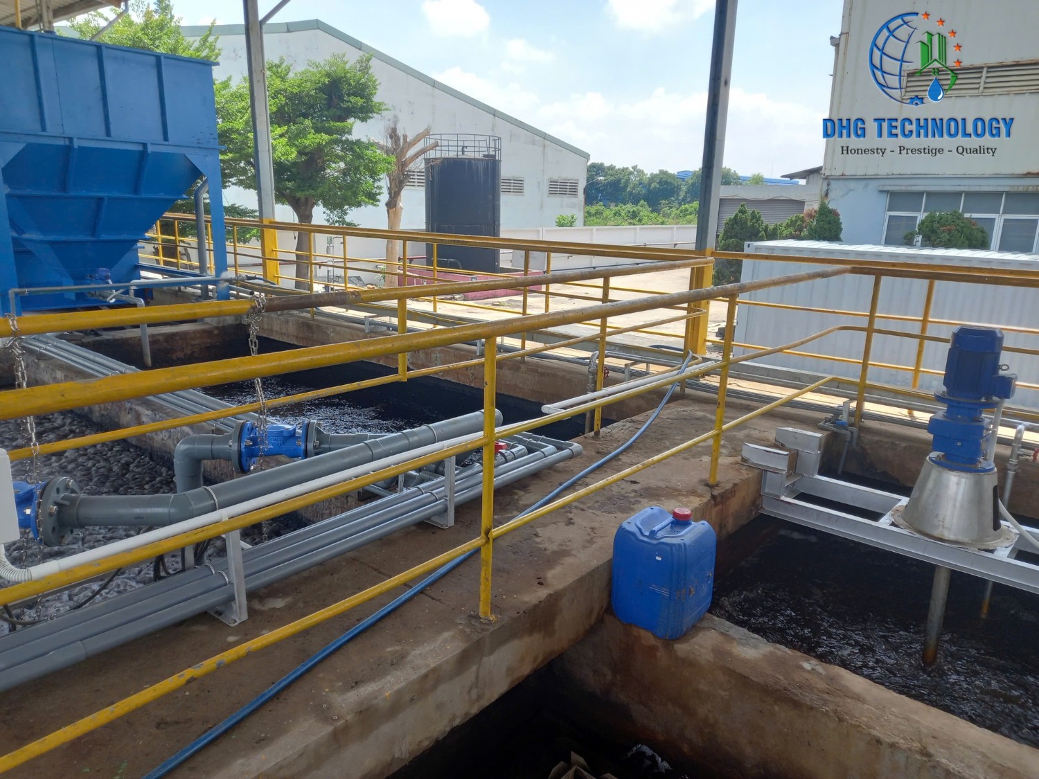 Cải tạo hệ thống xử lý nước thải công suất 200m3/ngày.đêm cho Công ty TNHH ECI ELASTIC