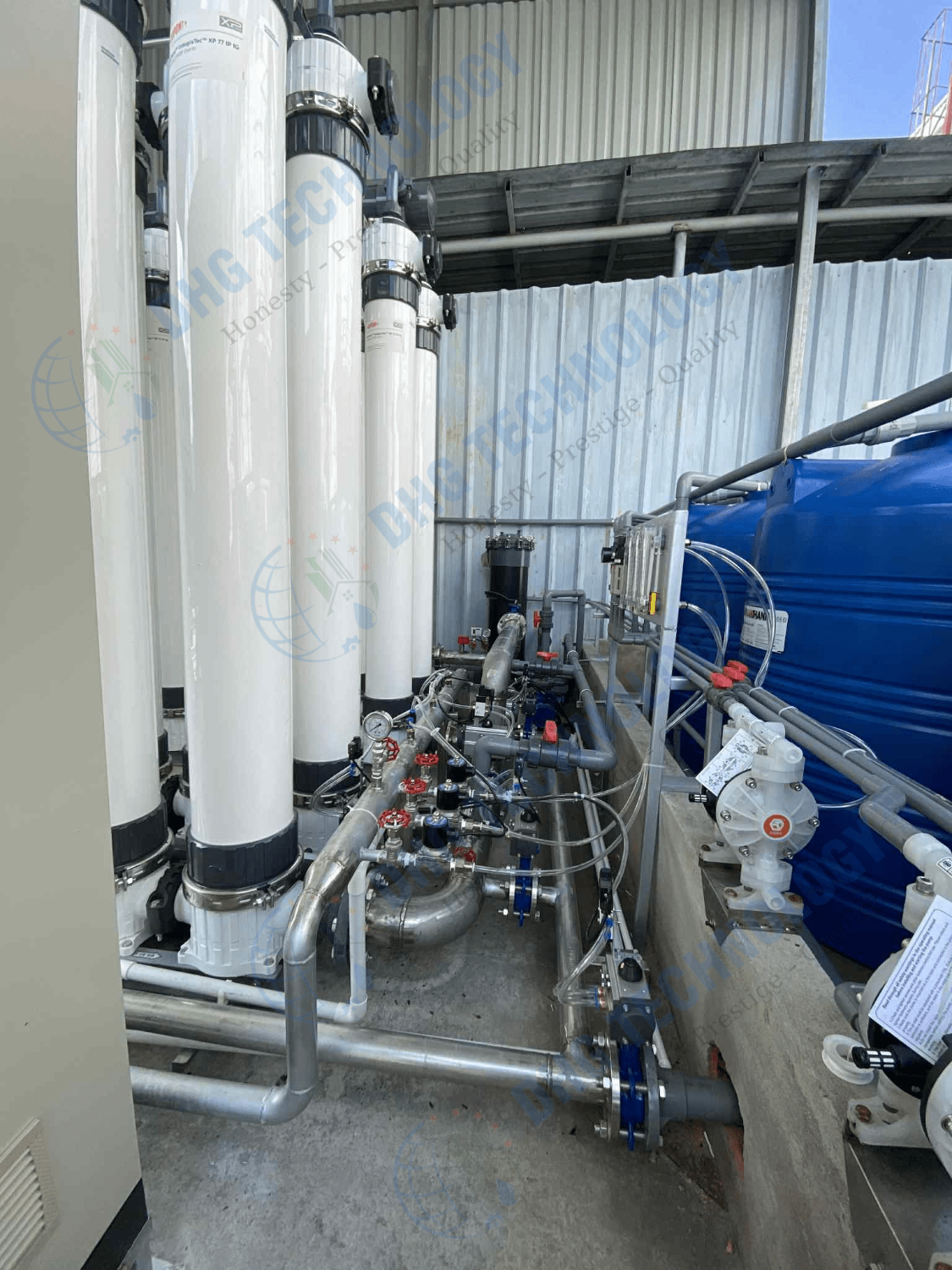 Hoàn thành hệ thống xử lý nước thải bằng công nghệ UF RO EDI cho nước thải tái sử dụng