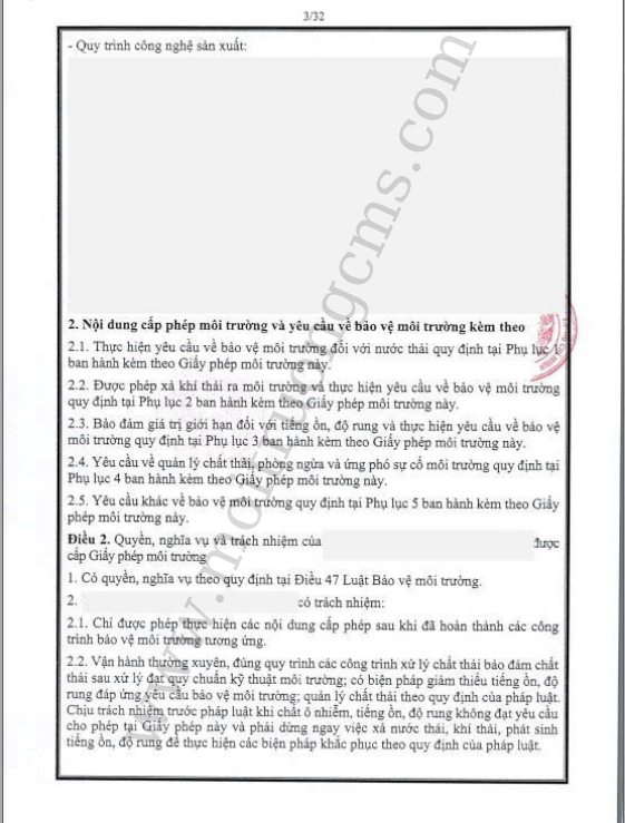 Hoàn thành giấy phép môi trường cho Công Ty TNHH Huhtamaki (Việt Nam)