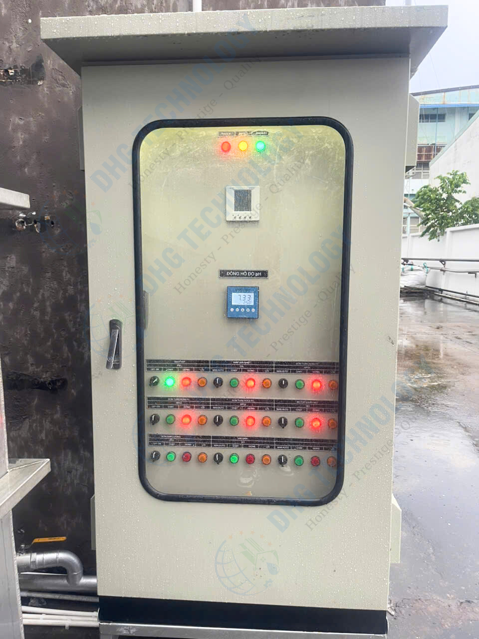 Thiết kế thi công cải tạo hệ thống xử lý khí thải cho Công ty  TNHH Viet Nam E.C.I Elactic