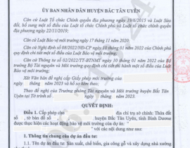 Giấy phép môi trường cho cơ sở sản xuất chế biến gia công gỗ và xây dựng nhà xưởng cho thuê