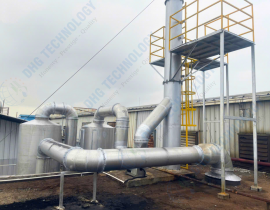 Thiết kế thi công cải tạo hệ thống xử lý khí thải cho Công ty  TNHH Viet Nam E.C.I Elactic